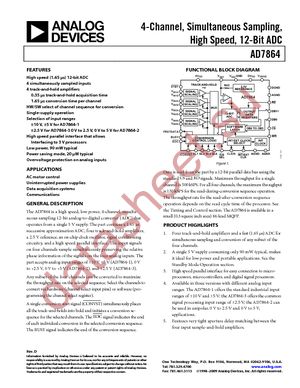 AD7864ASZ-1 datasheet  